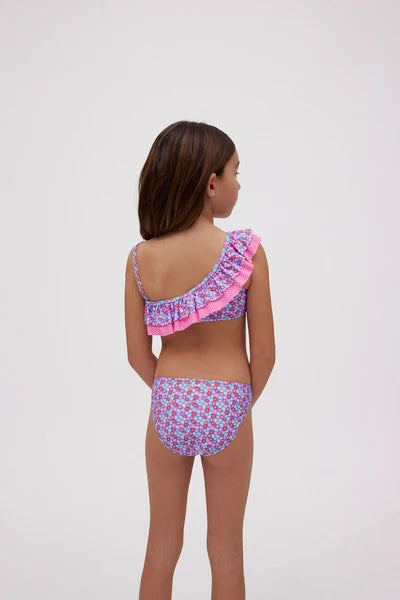 95106 - COMPLETO BIKINI ASIMMETRICO CON VOLANT