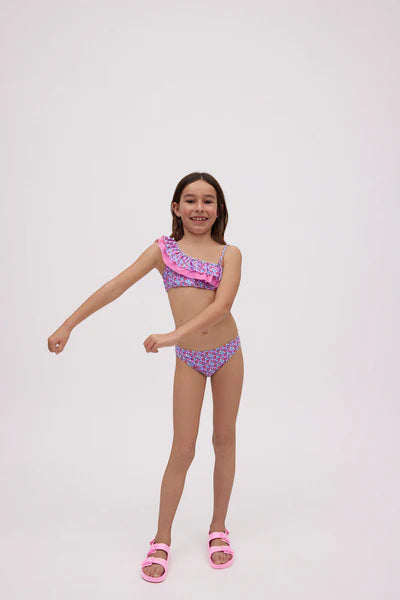 95106 - COMPLETO BIKINI ASIMMETRICO CON VOLANT