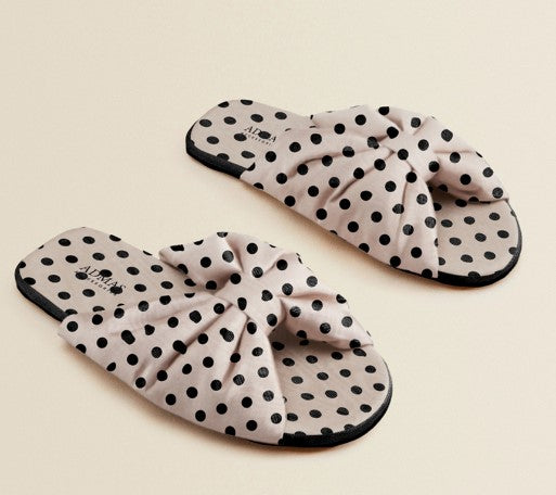 69009 - CIABATTE ELEGANTI A POIS