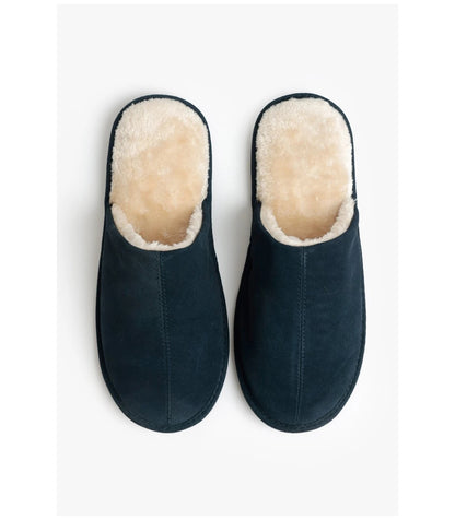69045 - PANTOFOLE UOMO CON PELLICCIA