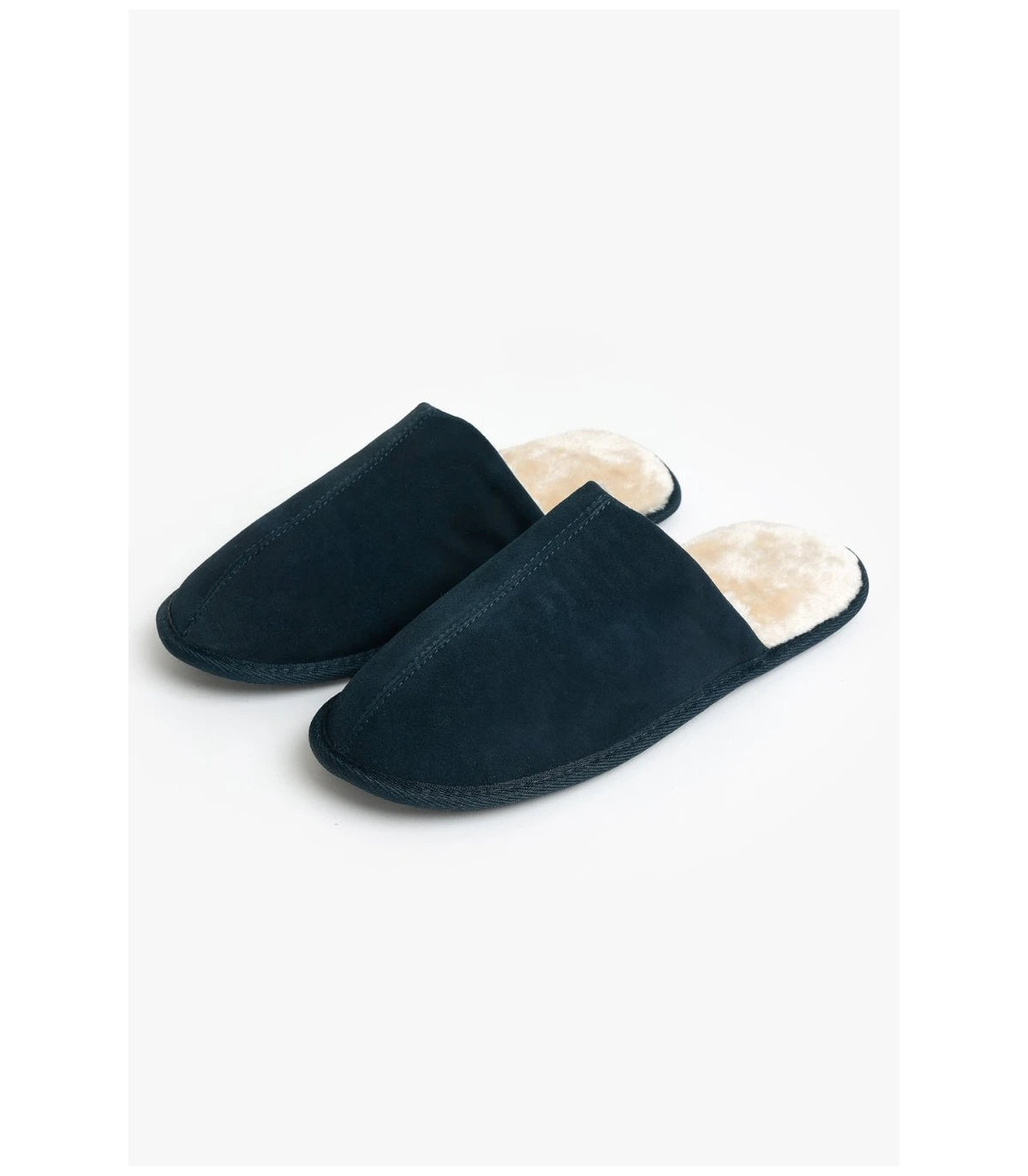 69045 - PANTOFOLE UOMO CON PELLICCIA