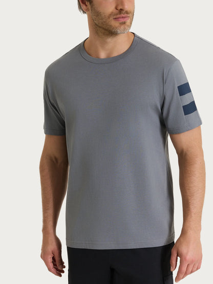 UA34T7 - T-SHIRT UOMO BEACH CON TASCHINO