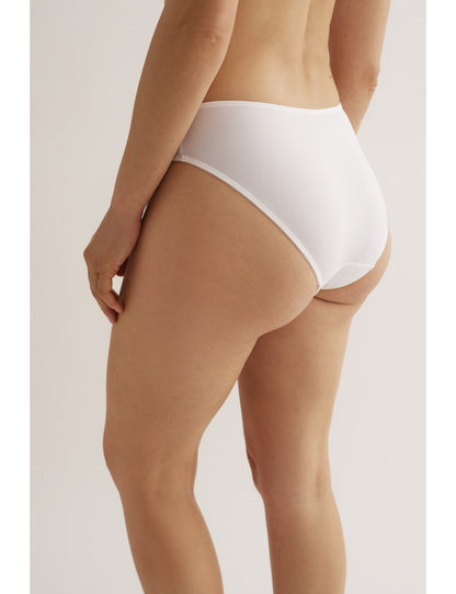 W1882 - SLIP BIKINI IN MICROFIBRA CON PIZZO