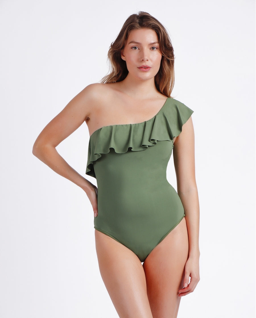 11251 - COSTUME INTERO CON VOLANT LATERALE