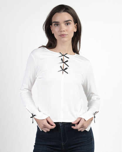 MAGLIA CON FIOCCHETTI ADMAS