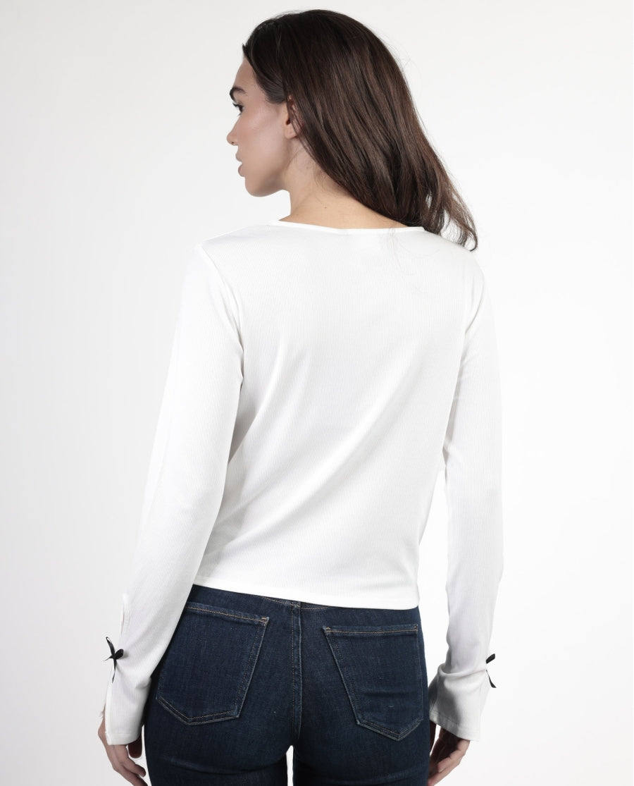 MAGLIA CON FIOCCHETTI ADMAS