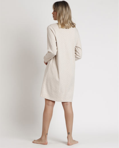 61316 - CAMICIA DA NOTTE A POIS