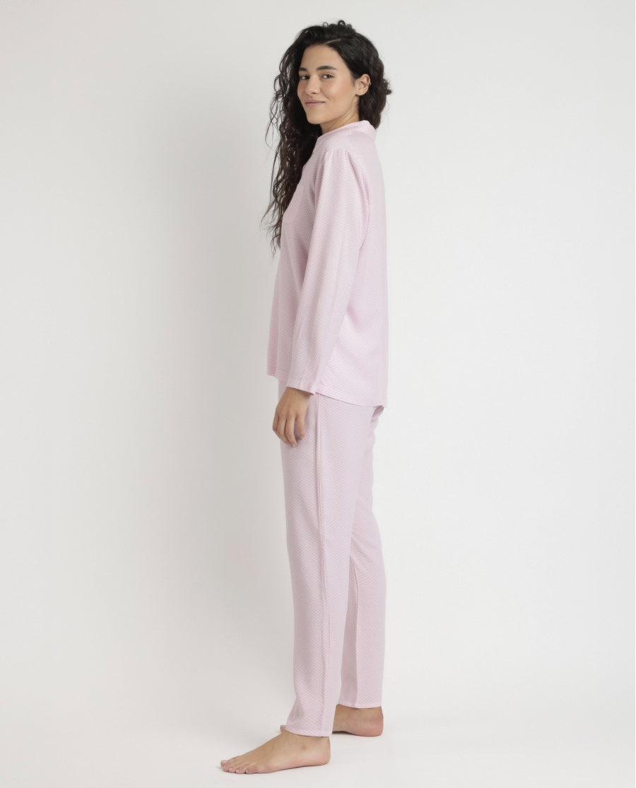 62607 - PIGIAMA APERTO DONNA CLASSICO SPIGA