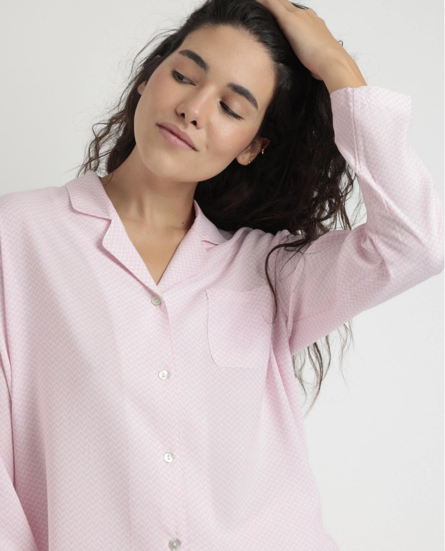 62607 - PIGIAMA APERTO DONNA CLASSICO SPIGA