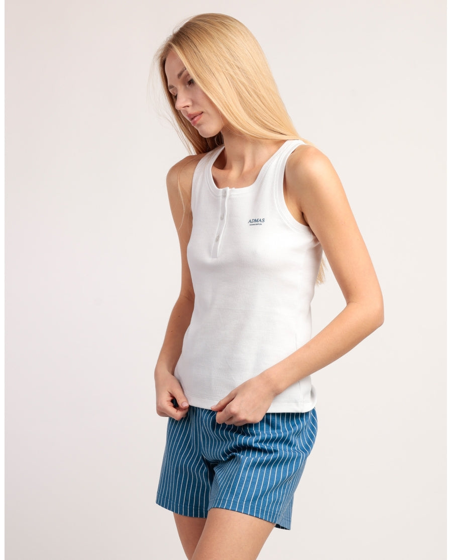 64566 - PIGIAMA DONNA CANOTTA CLASSIC