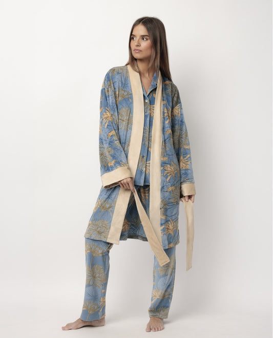 67294 - VESTAGLIA MODELLO KIMONO STILE ORIENTALE