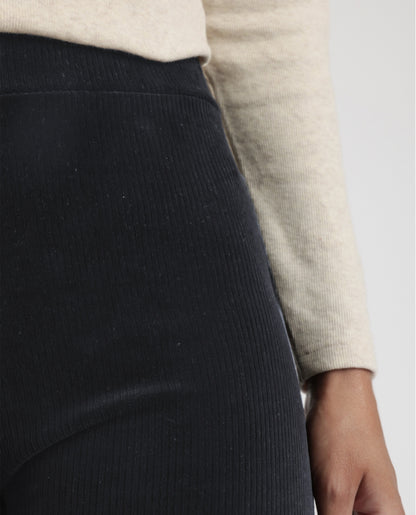 49205 - PANTALONE ELASTICO IN VELLUTO A COSTE SKINNY