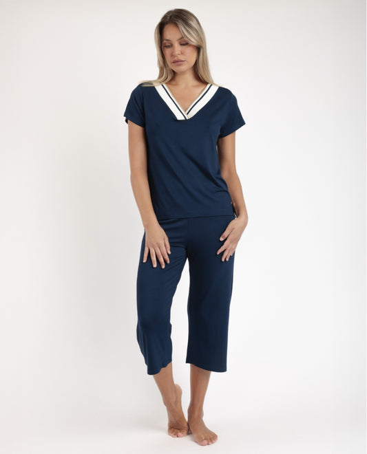 63053 - PIGIAMA PALAZZO 3/4