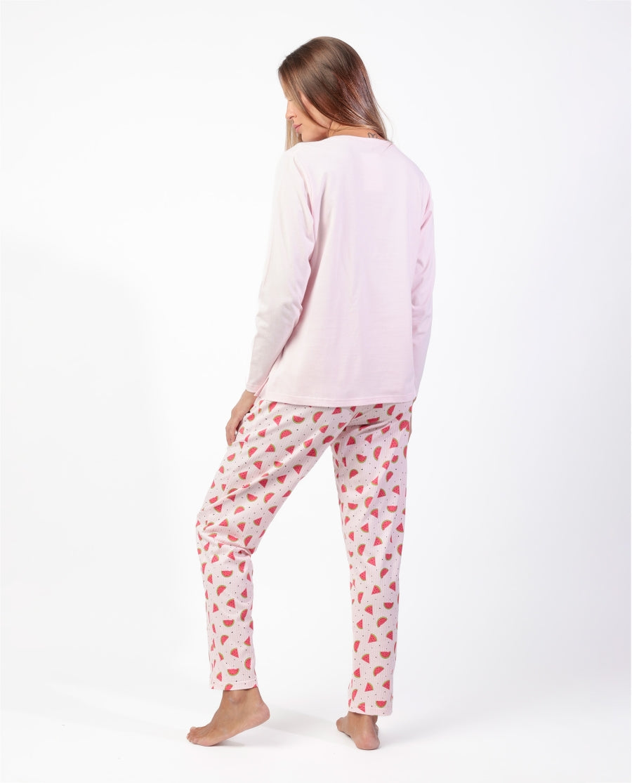 64575 - PIGIAMA DONNA LUNGO WATERMELON