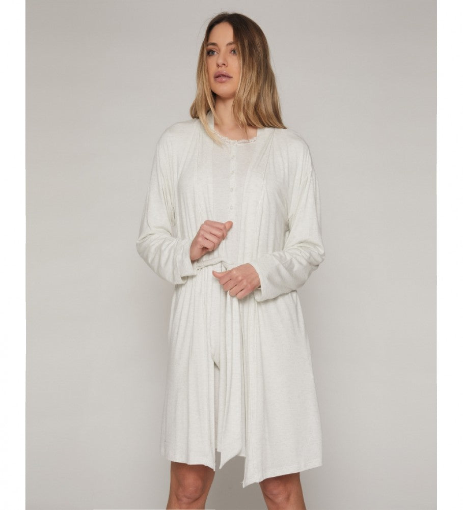 57418 - VESTAGLIA DA NOTTE CON PIZZO