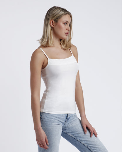 43484 - TOP CON BRETELLINE E PAILLETTES