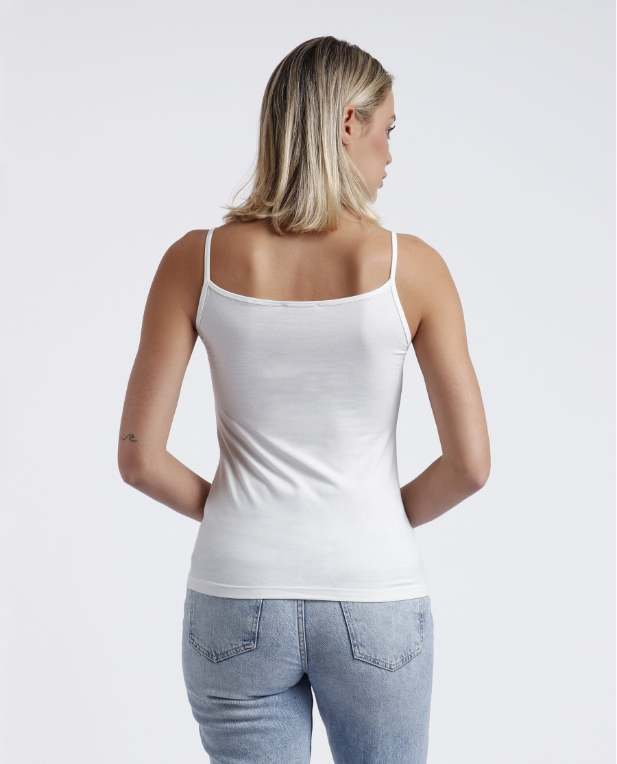 43484 - TOP CON BRETELLINE E PAILLETTES