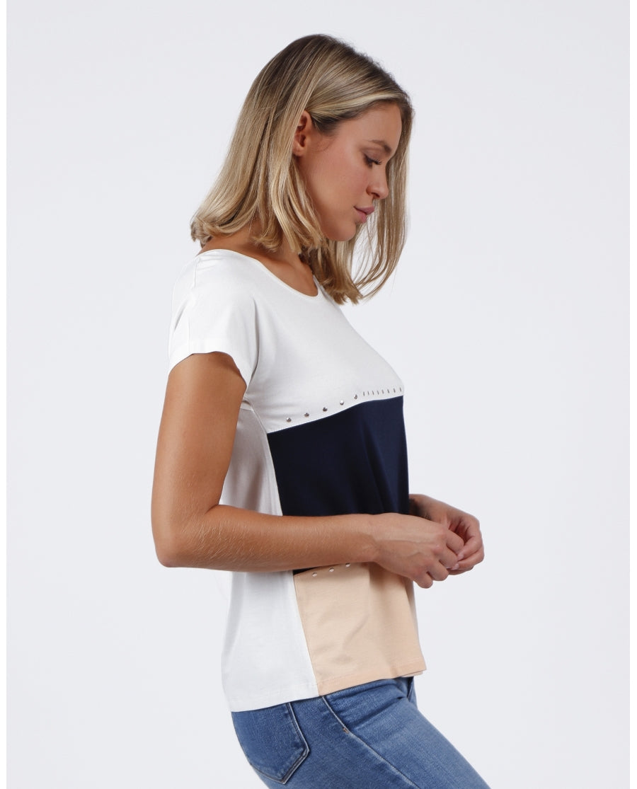 43480 - T-SHIRT TRICOLORE