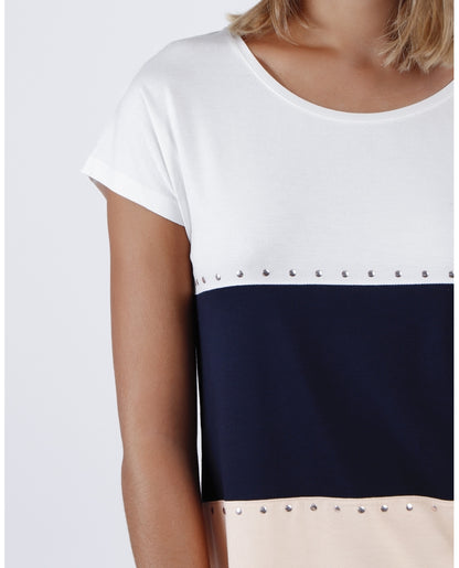 43480 - T-SHIRT TRICOLORE