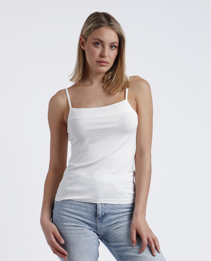 43484 - TOP CON BRETELLINE E PAILLETTES