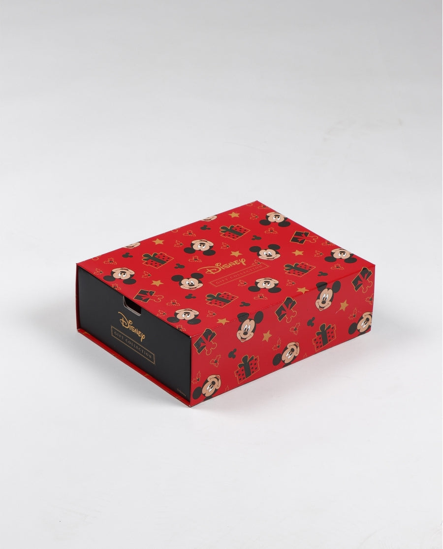 PIGIAMA DISNEY MICKEY CHRISTMAS UNISEX ROSSO APERTO MANICA LUNGA