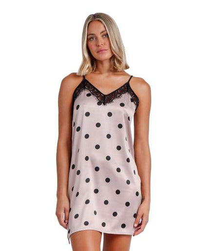 61125 - CAMICIA DA NOTTE CANOTTA A POIS