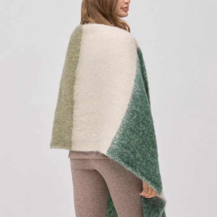 70700 - SCIARPA A RIGHE VERDI