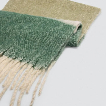 70700 - SCIARPA A RIGHE VERDI