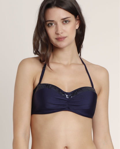 15404 - BIKINI A FASCIA CON PAILLETTES