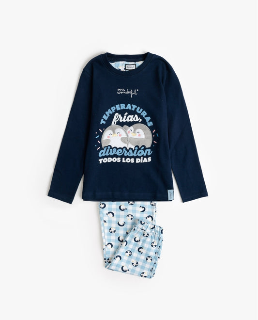 62729 - PIGIAMA BIMBA PINGUINI