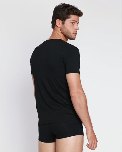 43413 - T-SHIRT MANICA CORTA SCOLLO A V UOMO SOTTOGIACCA