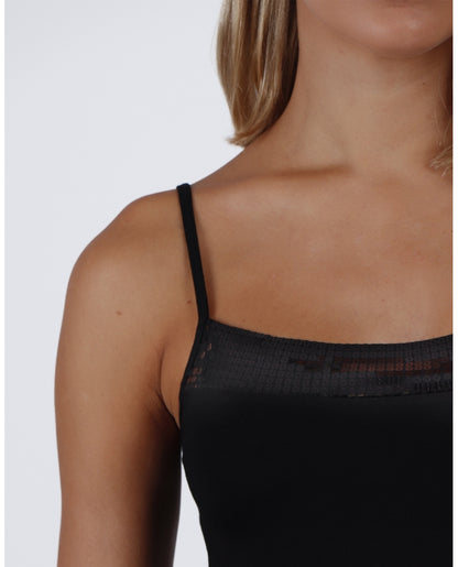 43484 - TOP CON BRETELLINE E PAILLETTES