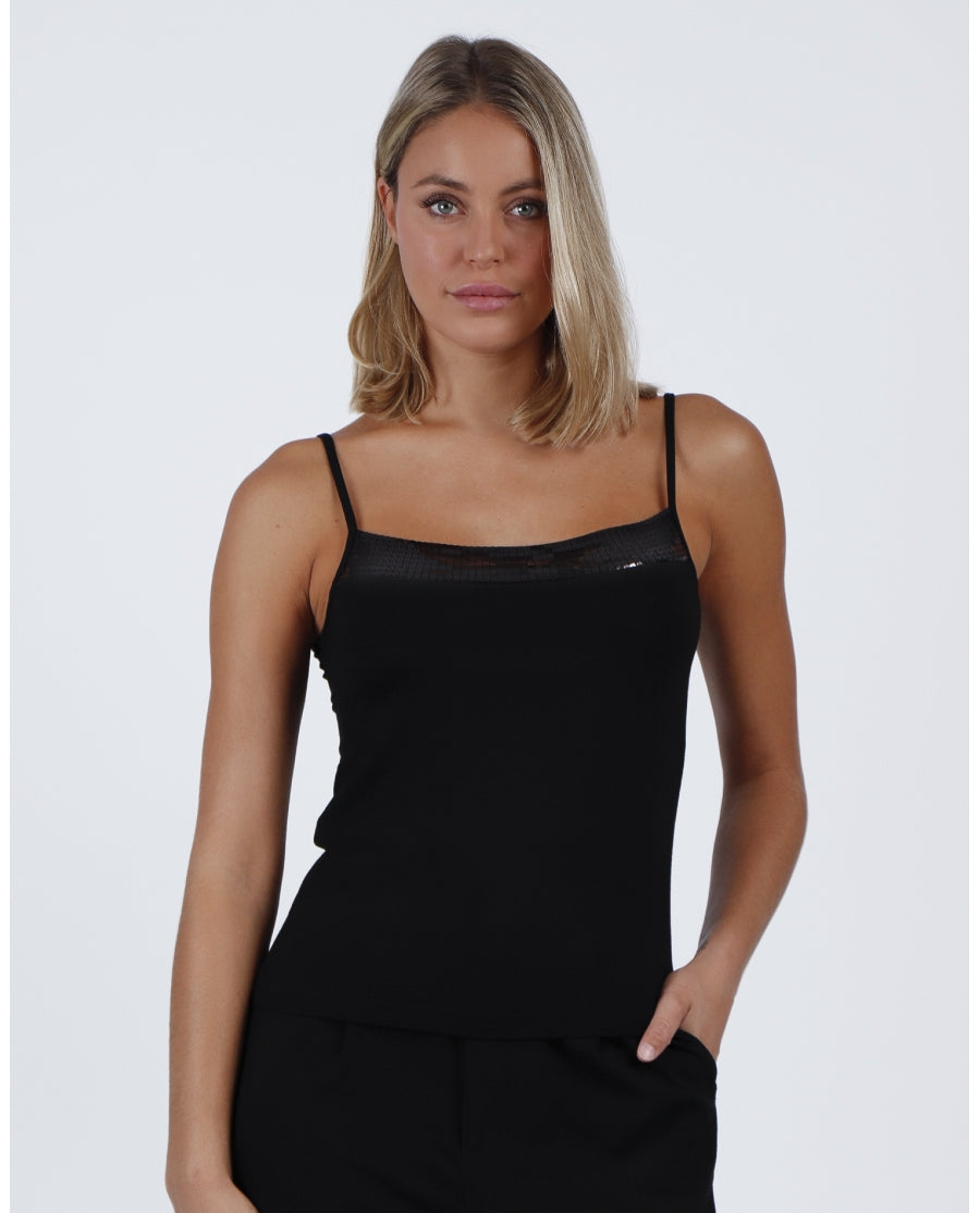 43484 - TOP CON BRETELLINE E PAILLETTES