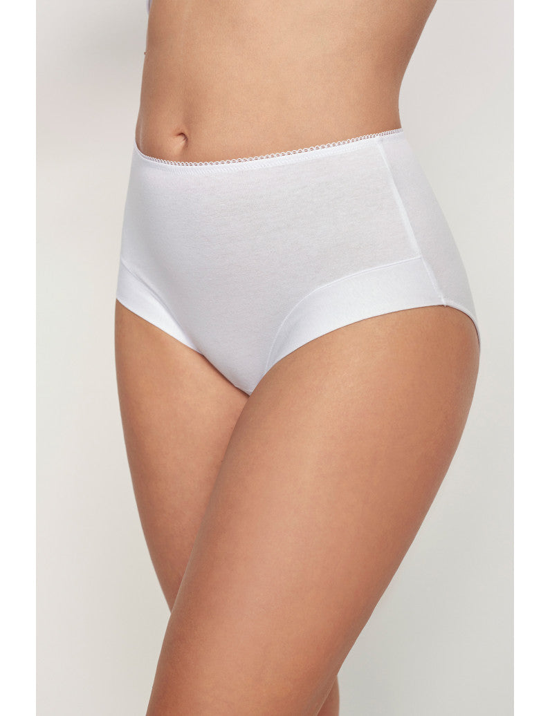 PB8332 - BI-PACK SLIP MAXI FIANCO ALTO COTONE