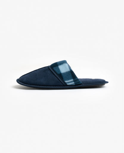 69050 - PANTOFOLE BLU A QUADRI